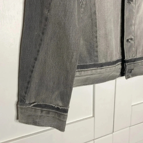 FRAME Nouveau Le Multi-tone Denim Jacket - Picture 3 of 7